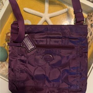 Coach Deep Purple Crossbody Bag